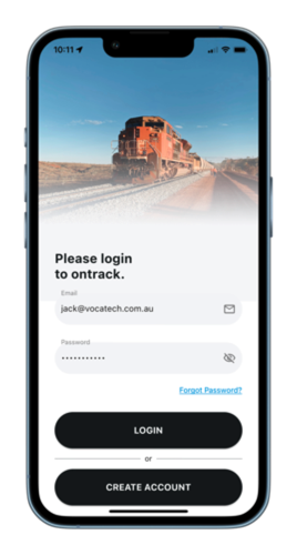 Ontrack iphone screenshot